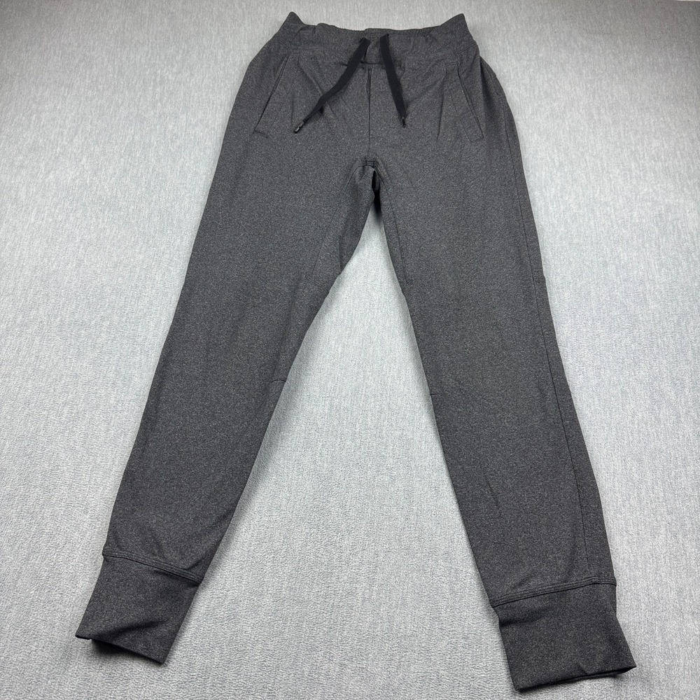 Lululemon Pants Men Small Gray Intent Jogger Pull On Stretch Workout Gym Outdoor